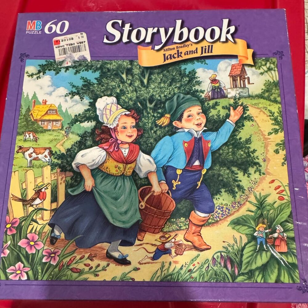 Vintage 1998 Milton Bradley Jack & Jill Puzzle – New in Box
